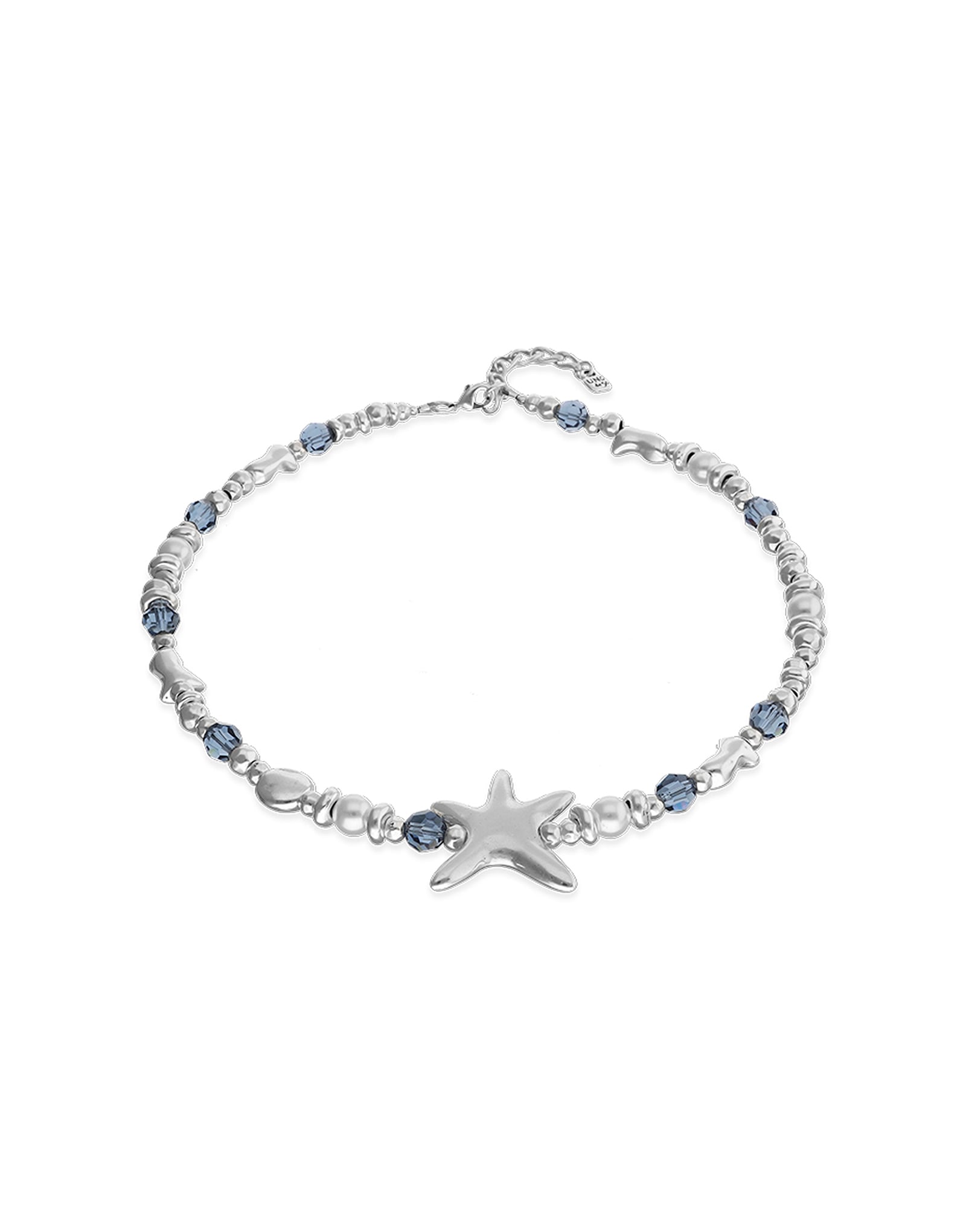Necklace with crystals and big starfish