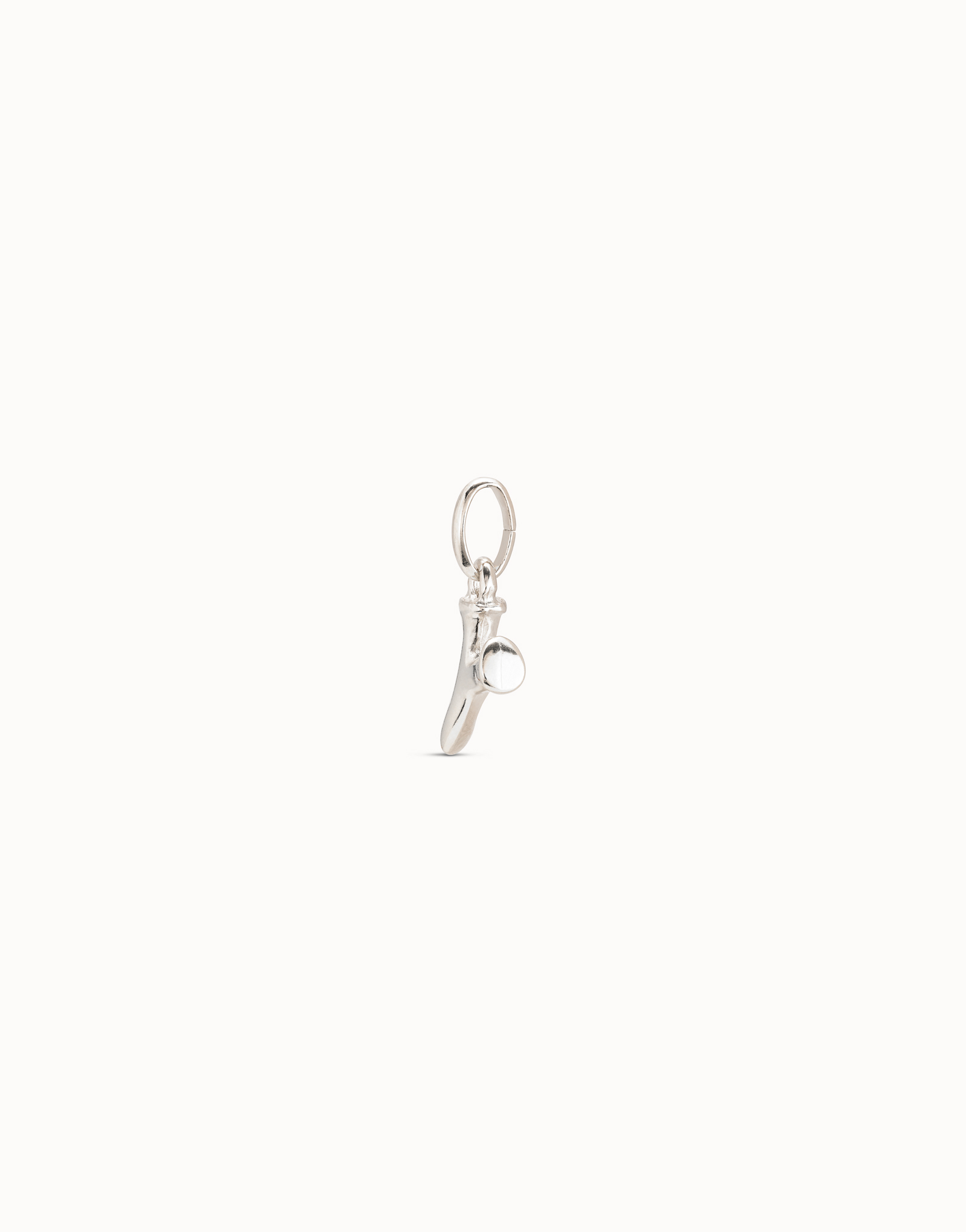 Charm placcato argento Sterling a forma di lettera Y, Argent, large image number null